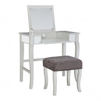 Ensemble de coiffeuse Harper - argenté