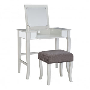 Ensemble de coiffeuse Harper - argenté