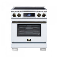  Cuisiniere a induction Forno Maximus 30 pouces, blanc, 4,32 pi³ - FFSIN0968-30WHT
