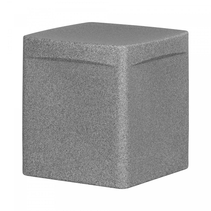 Table de bout carrée Dalya pour l’extérieur - gris chiné