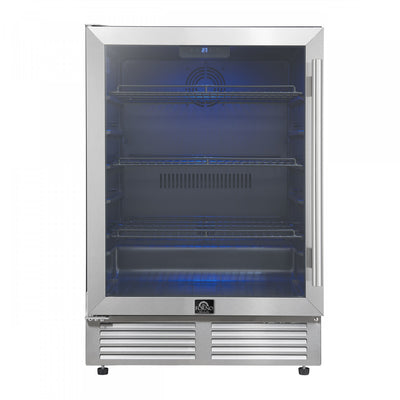 Forno Frescolino 24" Beverage Cooler, Stainless Steel, 188 Can Capacity, -FWCDR6665-24S | Refroidisseur a boissons Frescolino de 24" en acier inoxydable, capacite de 188 canettes- FWCDR6665-24S
