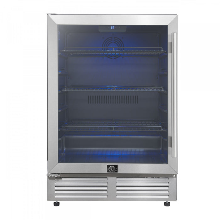 Refroidisseur a boissons Frescolino de 24\" en acier inoxydable, capacite de 188 canettes- FWCDR6665-24S