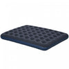 Outsunny Matelas Gonflablequeen Double Lit Gonflable, Bleu Fonce