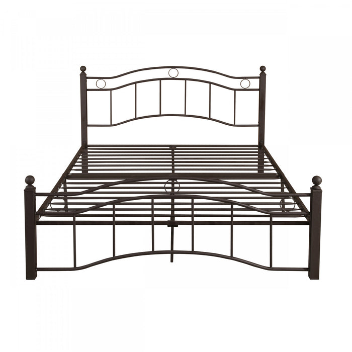 Jackson Cadre De Lit En Metal Avec Rangement Sous Le Lit, Cuivre