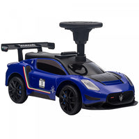 Qaba Voiture Coulissante Pour Bebe Sous Licence Maserati Gt2 Avec Rangement Sous Le Siege, Musique,