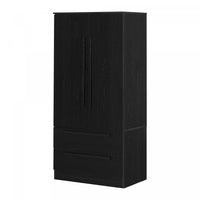  Acapella Armoire Penderie Avec Portes Et Tiroir - Chene Noir