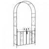Outsunny Arche De Jardin En Metal Avec Portail Arbre De Jardin Treillis