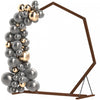 Outsunny Arche De Mariage De 7 Pieds, Arche En Bois Pour Ceremonie, Marron