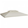 Toile De Toit De Rechange Pour Pavillon Tonnelle Tente 3x4m Creme