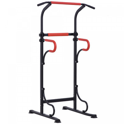Soozier Power Tower Pull Up Bar Dip Station For Home Office Gym Multi-function Workout Equipment|Sooziertour Staion De Traction Pour Maison Bureau Gym Equipement Entrainement