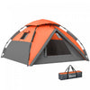 Tente de camping pop-up Outsunny, avec sac de transport, 3000 mm etanche