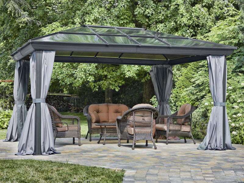 Gazebo Penguin Venus - Gazebo 12x16 Toit de polycarbonate