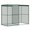 Outsunny Cage de culture 240 x 120 cm, tente de protection pour plantes avec portes zippees