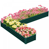 Outsunny Lit De Jardin Sureleve En Forme De L, 82