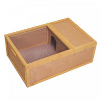Pawhut Maison De Tortue En Bois De37