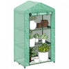 Outsunny Mini Serre A 3 Niveaux, Petite Serre Avec Couverture En Pe, Vert