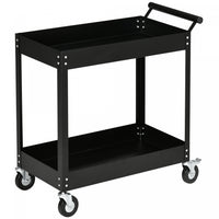Durhand Chariot A Outils Roulant A 2 Niveaux Chariot De Service