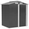 Outsunny Abri De Jardin En Metal 5pi X 4pi Avec Aerations Superieures