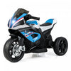 Costway 12v Enfants Rouler Sur La Moto Bmw 3 Roues Electriques Sous Licence Jouet W / Lumiere Et Musique Bleu