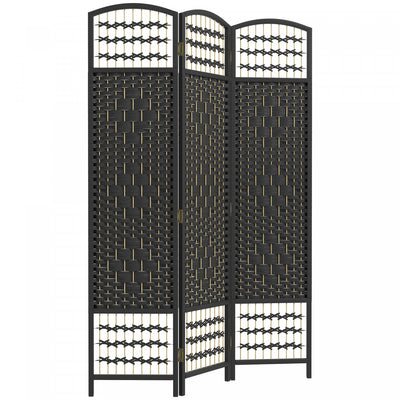 Homcom Folding Room Divider 5.6 Ft Privacy Screen Panel|Homcom Separateur De Piece Pliable A 4 Panneaux De 5,6 Pi