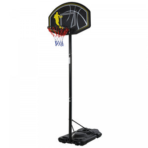 Soozier 6.5'-10' Support De Systeme De Panier De Basket-ball Portable Reglable Exterieur