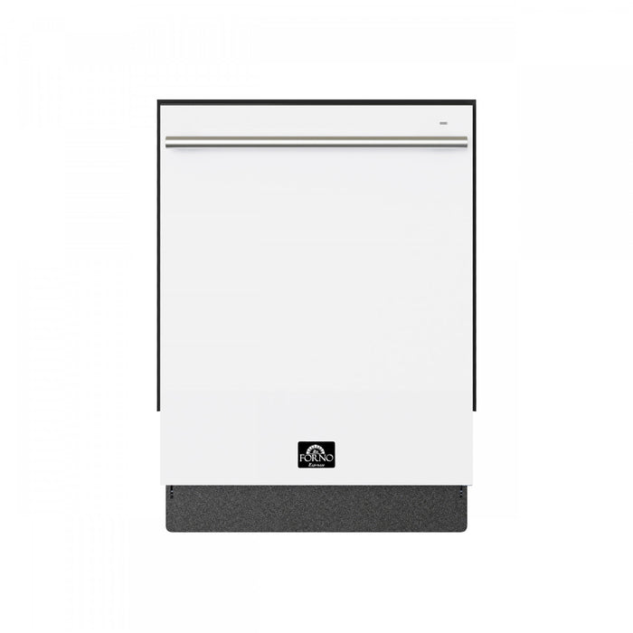 Lave-vaisselle encastrable Romano de 24 po, blanc, commandes sur le dessus, 52 dBA – FDWBI8035-24WHT