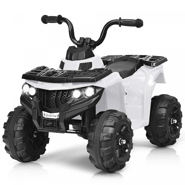 6v Batterie Alimentee Enfants Rouler Sur Atv 4 Roues Quad W / Mp3 & Led Phare Blanc