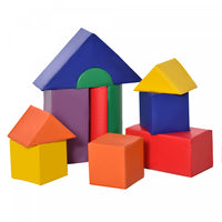 Soozier 11 Pieces Blocs De Jeu Souples Enfants Grimper Et Ramper Jouet De Gymnastique Blocs De Const