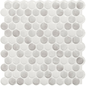 Dosseret Smart Tiles peler et coller 9 x 9, 4 feuilles - Penny Roccia