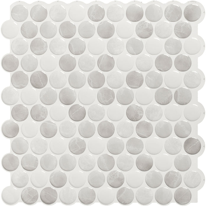 Dosseret Smart Tiles peler et coller 9 x 9, 4 feuilles - Penny Roccia