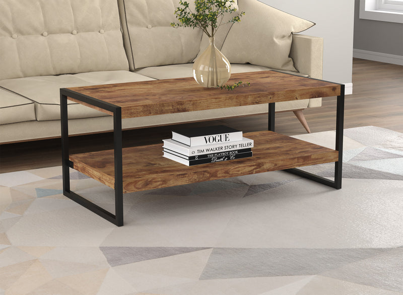 Table à café de 47 po - bois recyclé brun
