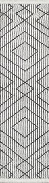 Tapis Contemporain Sloane 2'3\" x 7'6\" en Ivoire