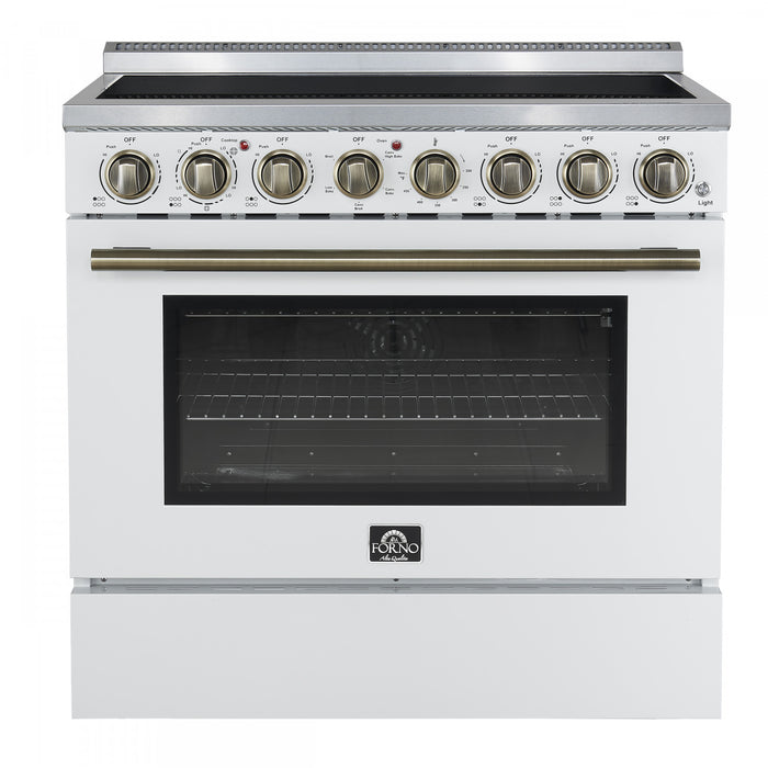 Cuisiniere electrique Paolo 36 pouces, blanche, 5,44 pi³ - FFSEL6011-36WHT