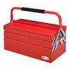 Durhand Boite A Outils, Coffre A Outils En Acier Avec Poignee, Rouge