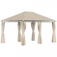 Outsunny 13'x 10' Terrasse Exterieure Gazebo Pavillon De Jardin Arriere-cour Auvent Tente De Fete Ab