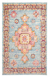 Tapis Traditionnel Lotus 8'0\" x 10'0\" en Bleu