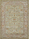 Tapis Traditionnel Hailey 6'7\" x 9'6\" en Vert