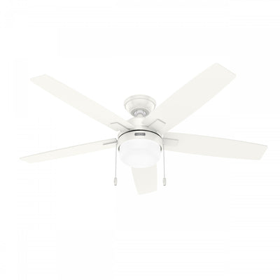 Anisten Ceiling Fan with Light Fixture - White | Ventilateur de plafond Anisten avec luminaire - Blanc