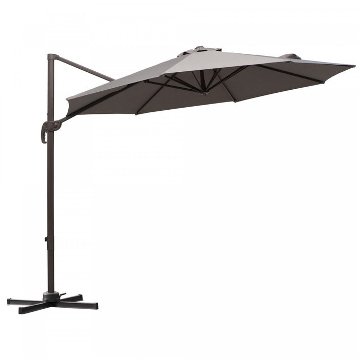 Outsunny Parasol Gris