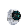  Silver With Whitestone Silicone Band