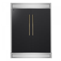 Refrigerateur/congelateur convertible Maderno de 60 po, noir, 27,2 pi³ – FFFFD1722-60MG-BLK