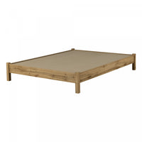  Grand lit plateforme Step One Essential - chêne nordique