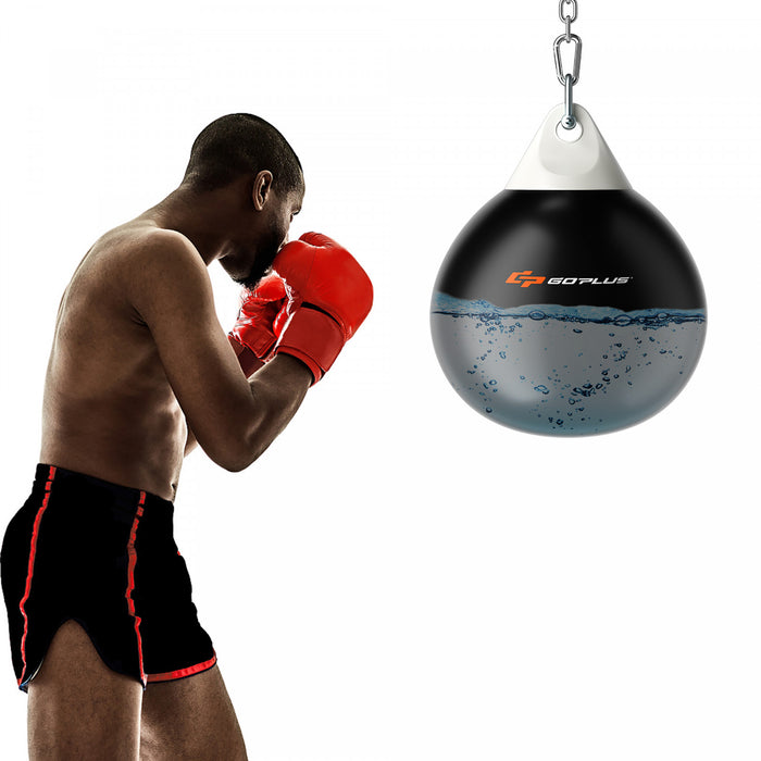 Goplus 18\" 110lbs Eau Lourde Remplie Poinconnage Aqua Formation Sac De Boxe A La Maison Crochet De Gym