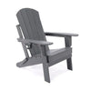 Chaise Adirondack Lake Country Outdoors en polyethylene haute densite - Grise