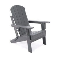  Chaise Adirondack Lake Country Outdoors en polyethylene haute densite - Grise