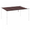 Outsunny Auvent De Rechange Retractable Pour Pergola De 13,1 X 9,8 Pi, Housse De Rechange Pour Pergola, Cafe