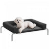 Lit sureleve pour chien, lit pour animaux d'interieur et d'exterieur avec coussin