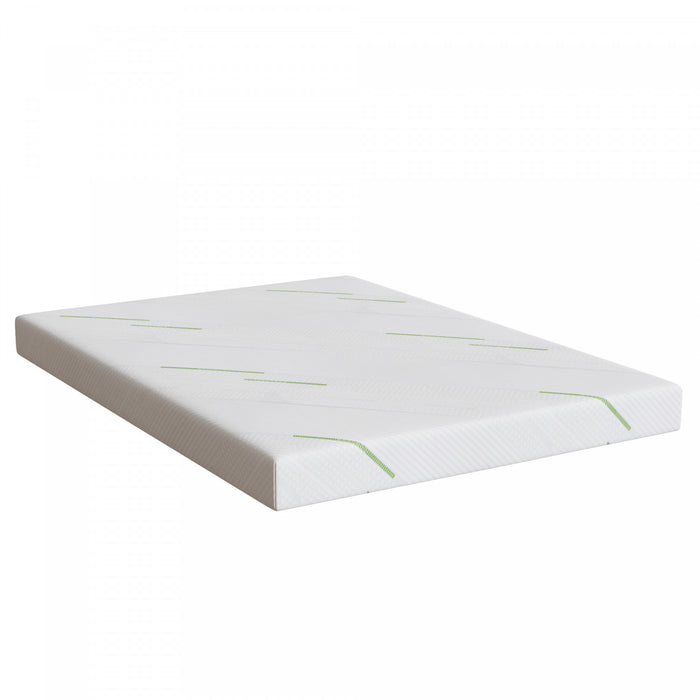 Mason matelas de canape en mousse a memoire de forme gel de 5 pouces, taille double - blanc