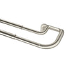  Tringle à rideaux coupe-lumière extensible double Twilight de Umbra nickel mat de 3/4 po - 66 po à 144 po