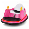 Costway 12v Vehicule 360¡a Spin Race Toy Kids Ride Sur La Voiture Pare-chocs W / Telecommande Rose